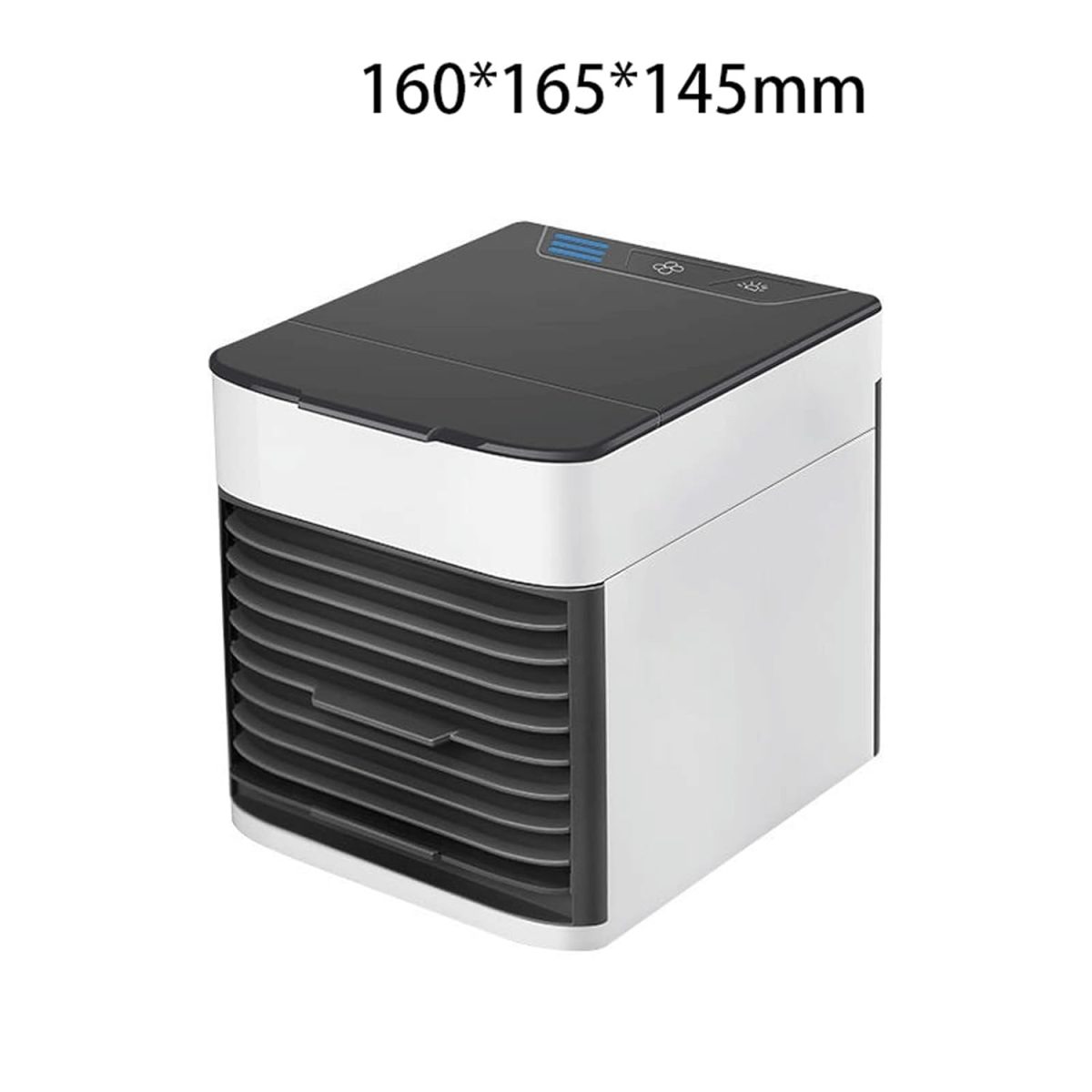 ZAPORA Mini Air Conditioner - Portable, Oscillating Desk Air Conditioner - White - Personal - 3 Speeds - Residential Use - Image 2