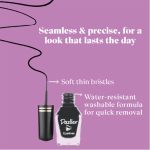 Dazller Eyeliner, 6.5mL (Pack of 3), Black, Velvet Matte, Washable, Water-resistant, Smudge-proof - Image 3