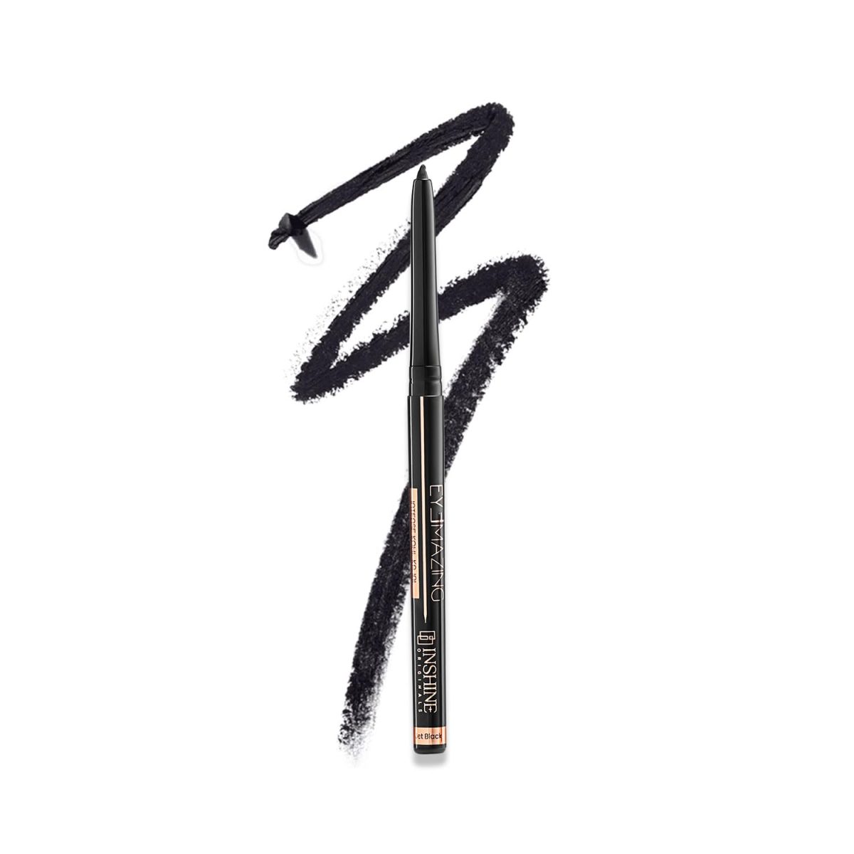 INSHINE ORIGINALS EYEMAZING Intense Kohl Kajal | Smudge-Proof & Long-Lasting | Jet Black Pigmentation | Smooth Application for All Eye Looks | Perfect for Sensitive Eyes (Black)