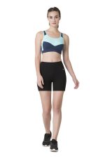 Van Heusen Women's Cotton Padded Wireless Racerback Medium Impact Sports Bra - Anti Bacterial, Full Coverage - Image 4