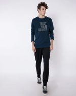 Bewakoof Men's Printed 100% Cotton T-Shirt - Regular Fit, Round Neck, Full Sleeves - Image 7