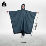ROCKSPORT Unisex Outdoor Rain Poncho for Adult,Multi Use, Waterproof, Lightweight, Reusable & Packable, One Size Fits Most - Image 2
