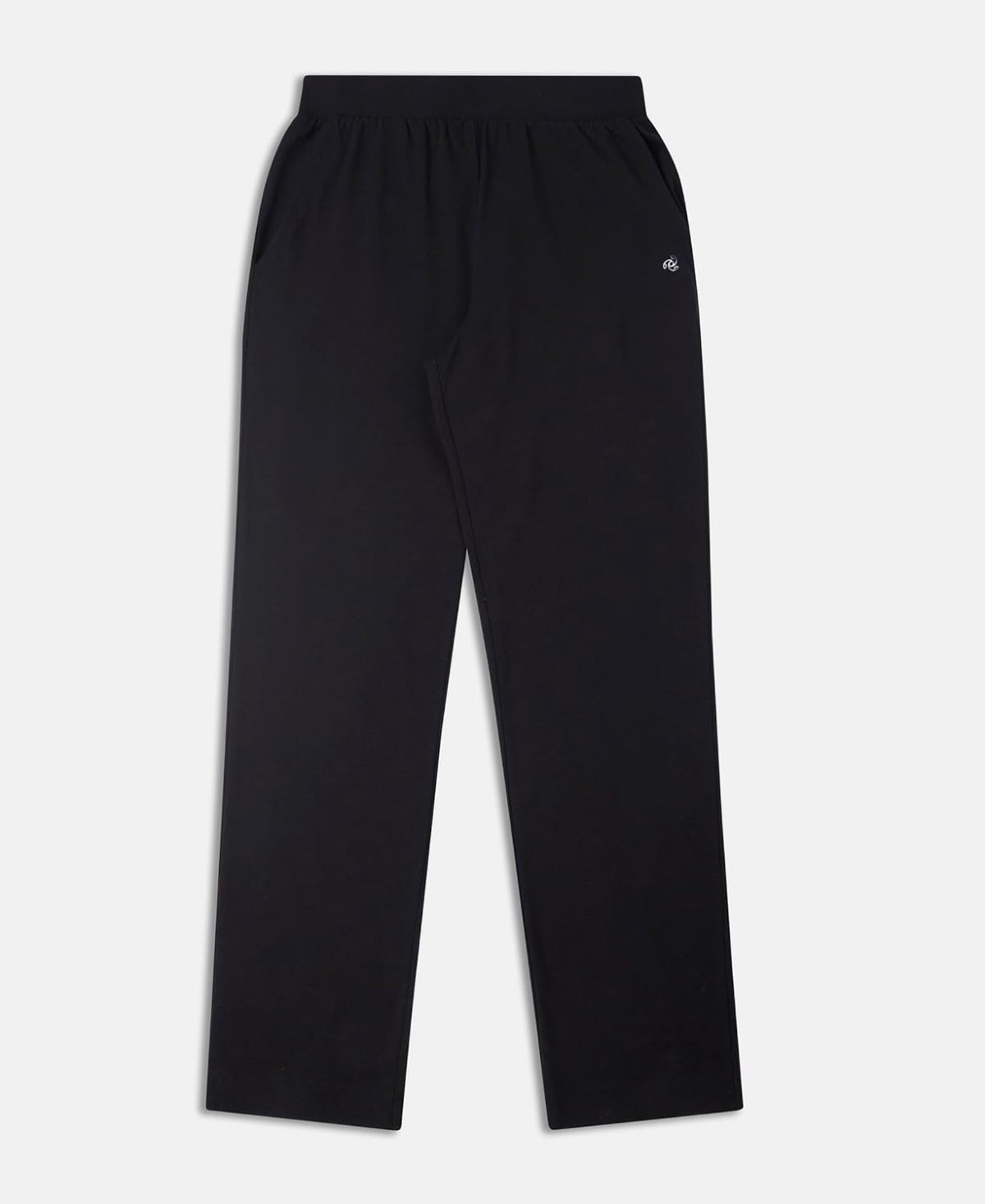 Jockey 1302 Women's Super Combed Cotton Elastane Stretch Mid Rise Relaxed Fit Trackpants with Side Pockets - Image 7