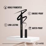 MARS City Stroke Charming Eyes Matte Liquid Eyeliner | Long-Lasting | Smudge Proof Eye Liner | Felt Tip For Precise Application | Quick Drying Formula (1Ml) (04-Black) - Image 4
