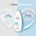 Dove Gentle Exfoliating Nourishing Body Wash, Mild Cleanser Moisturizes Skin, Balances Ph, For All Skin Type, 250 ml - Image 2