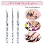 Kreni 5 PCS Dotting Pen Tool Dot Paint Manicure kit with 3 PCS Nail Painting Brushes, Professional Nail Art Brushes- Nail Art Brush Pen,Nail Art Design Tools - Image 3