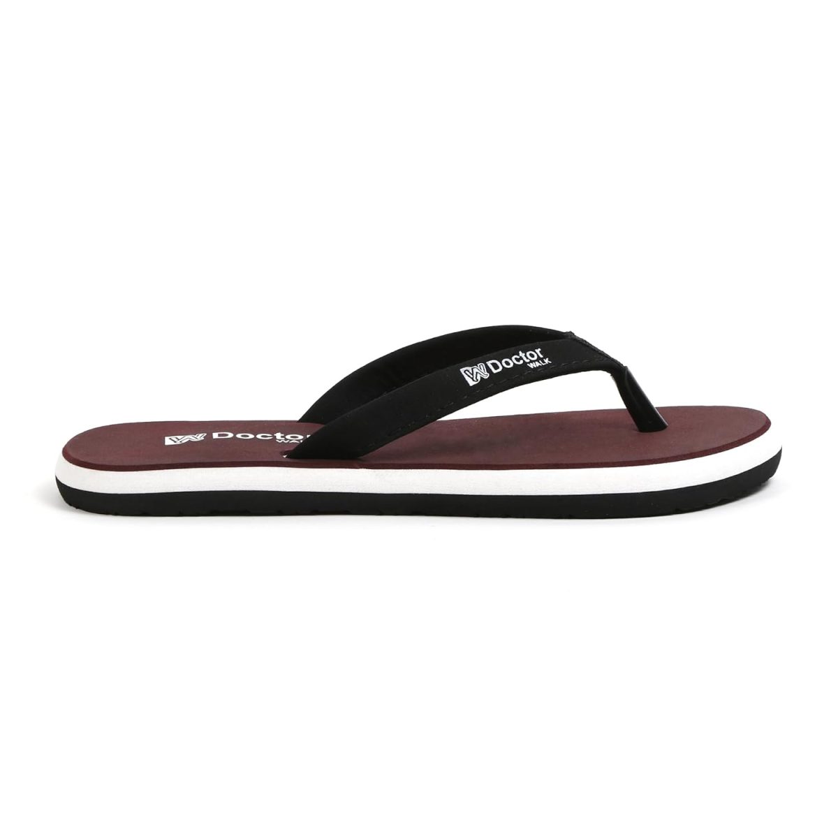 Doctor Walk Flip Flop for Women | Soft Comfortable | Breathable | Fashionable | Stylish | Trendy | Super soft | Lightweight | Anti-Slip Sole | Indoor & Outdoor | (DW-04) (Black) - Image 8