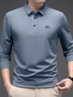 IndoPrimo Men Plain Polo Collar T Shirt Casual Embroidered T Shirt for Men Full Sleeeve - Image 3