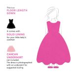 Hopscotch Girl's Empire Waist long Dungaree - Image 8