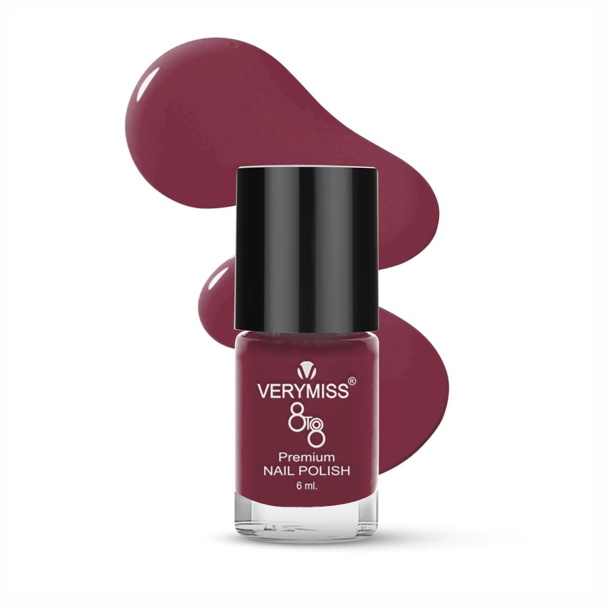 VERYMISS Premium Glossy Nail Polish 6ml | Smooth Application | Quick Drying | Paraben Free | Ultra Long Lasting Nail Paints - Pack of 1 (Grape) - Image 3