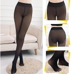 Prixelo Winter Fleece Warm Thermal Leggings Tights Pants for Women and Girls (Dual Tone) Multicolor - Image 2