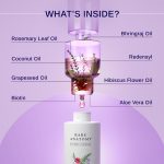 Bare Anatomy Nature x Science Rosemary Hibiscus Hair Growth Oil for Women & Men | Promotes New Hair Growth & Strengthens Hair | Nourishes Scalp & Controls Hair Fall | Suitable for All Hair Types-100ml - Image 6