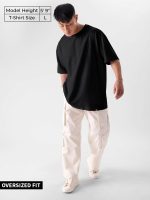 The Souled Store Men's Cotton Oversized Fit T-Shirt - Image 2