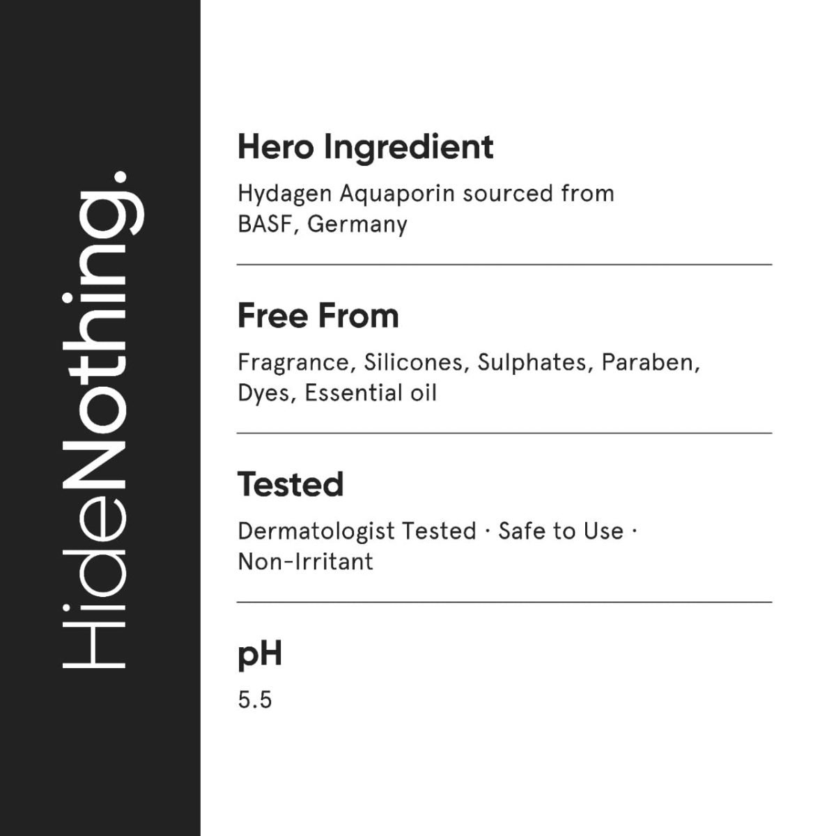 Minimalist 5% Aquaporin Booster | Hydrating Face Wash For Dry Skin with Hyaluronic Acid | Sulphate Free | Non-drying Cleanser | For Women & Men (100 ml) - Image 7