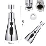 Nubilous Tap Extender for Kitchen Sink, Flexible Faucet with Tap Extension for Convenient Use Upgrade Your Kitchen Sink with Flexible Tap for Easy Access - Image 2
