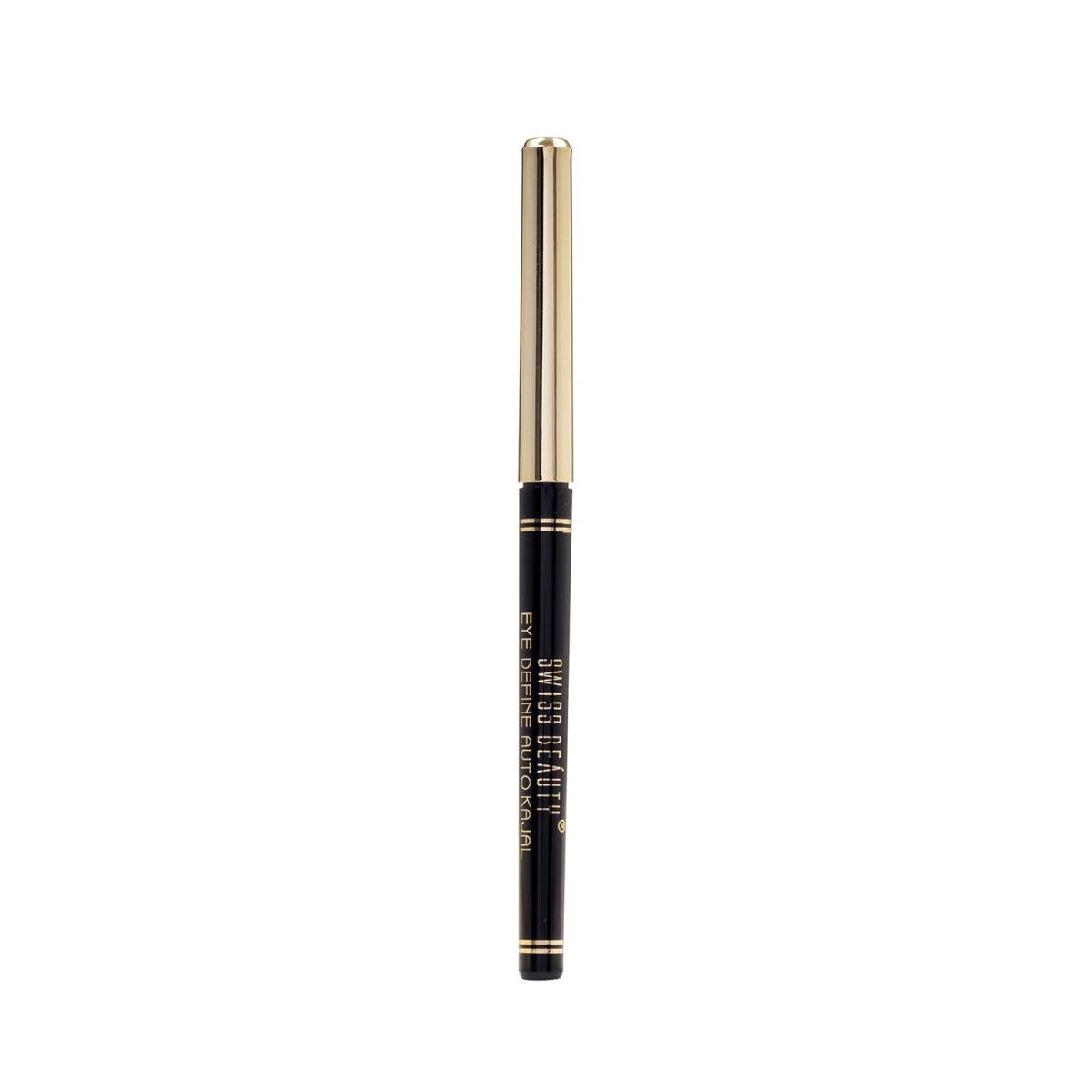 SWISS BEAUTY Eye Define Auto Kajal Pencil Longwear & Smudgeproof, Eye Makeup, Matte Finish - Sb-E3 Black, 0.35G Long Stay, Waterproof, Eye Kajal Pencil, Makeup Kajal Pencil, Longlasting, Light Weight - Image 3