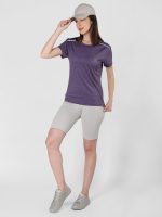 CHKOKKO Women's Polyester Regular Fit Round Neck Gym Sports T-Shirts - Image 5