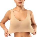 BIG KRAZI Women's Sports Bra,Air Bra | Pack of 3 | Skin,Black,White | Imported Bra | Free Size (Fit to 30-34) - Image 5