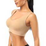 BIG KRAZI Women's Sports Bra,Air Bra | Pack of 3 | Skin,Black,White | Imported Bra | Free Size (Fit to 30-34) - Image 4