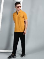 Lux Cozi Men's Solid Relaxed Fit Polo Shirt - Image 8