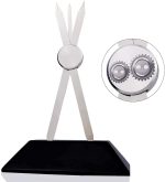 Traditional Tattoo Eyebrow Compass Ruler Permanent Makeup BB Compass Ruler Eyebrow Mapping Tool for Shaped Brows-Microblading - Image 3