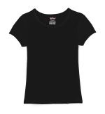 kiddeo Girls Solid Halfsleeve t Shirts (Pack of 4) - Image 2