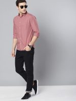 Dennis Lingo Men Cotton Solid Spread Collar Full Sleeves Regular Fit Casual Shirt - Image 4