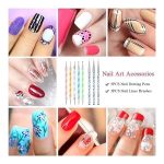 Kreni 5 PCS Dotting Pen Tool Dot Paint Manicure kit with 3 PCS Nail Painting Brushes, Professional Nail Art Brushes- Nail Art Brush Pen,Nail Art Design Tools - Image 6