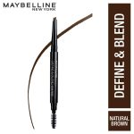 Maybelline New York Brow Pencil, With Spoolie, Long-lasting and Natural-looking Results, Define & Blend Brow Pencil, Natural Brown, 0.16 g - Image 2