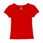 kiddeo Girls Solid Halfsleeve t Shirts (Pack of 4) - Image 3