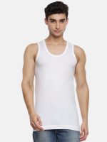 RAMRAJ COTTON Men's Solid Regular Fit Vest - Image 2