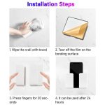 Gladiadora® Mobile Holder for Wall Mount Mobile Holder Storage Case for Remote, Wall Mount Mobile Stand for Wall- (White) - Image 4