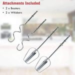 BrenzaFab 260W Electric Hand Mixer | Hand Blender | Egg Beater | Cake Maker | Beater Cream Mix | Food Blender | Whipping Cream, Kitchen Beating Eggs Cake With 7-Speed - Image 8