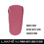 LAKMÉ 9 to 5 Primer + Matte Liquid Lipstick - Mp1 Everyday Pink, 4.2 ml - Image 3