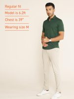 DAMENSCH Men's Solid Regular Fit Button Down Shirt - Image 8