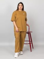 Kepa Plus Size Summer Co Ord Set for Women | Top and Lower Set with Stretchable Waistband | Stylish Airport Outfit for Women | Western Track Suit Co-Ord Set for Casual Wear - Image 2