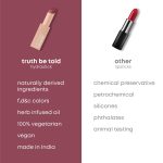 Truth Be Told Hydrastick All Plant Naturally Derived Lipstick - She Dreams | Infused with Herb-Infused Sesame Oil & 9 Botanicals | Hydrating, Long-Lasting & Pigment-Restoring | Bold Color with Intense Care - Image 9