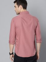 Dennis Lingo Men Cotton Solid Spread Collar Full Sleeves Regular Fit Casual Shirt - Image 3