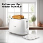 Philips HD2582/00 Two slice Pop-up toaster with bun warmer | 830W | 6 browning settings - Image 3