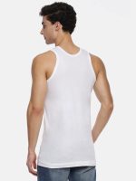 RAMRAJ COTTON Men's Solid Regular Fit Vest - Image 3