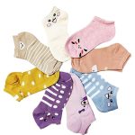 SHOPCASH Women's Ankle Socks for Casual & Sports Multicolor Odour Free Fancy Multi design Socks Pack - Image 3