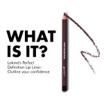 Lakme Ultimate Glam Satin Lip Liner, Black Currant, 1.15g - Image 2