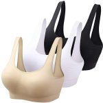 BIG KRAZI Women's Sports Bra,Air Bra | Pack of 3 | Skin,Black,White | Imported Bra | Free Size (Fit to 30-34) - Image 7
