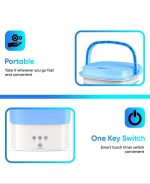 SeMi AuToMaTiC FoLdInG 9L SmAlL MiNi WaShInG MaChInE WiTh DrYeR DeEp CLeAnInG FoR UnDeRwEaR WaShINg MaChInE SeMi AuToMaTiC B1 - Image 3