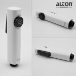 ALTON SHR20855 ABS Health Faucet with SS-304 Grade 1.25 Meter Flexible Hose Pipe and Wall Hook, White (Jet Spray for Toilet), Polished - Image 4