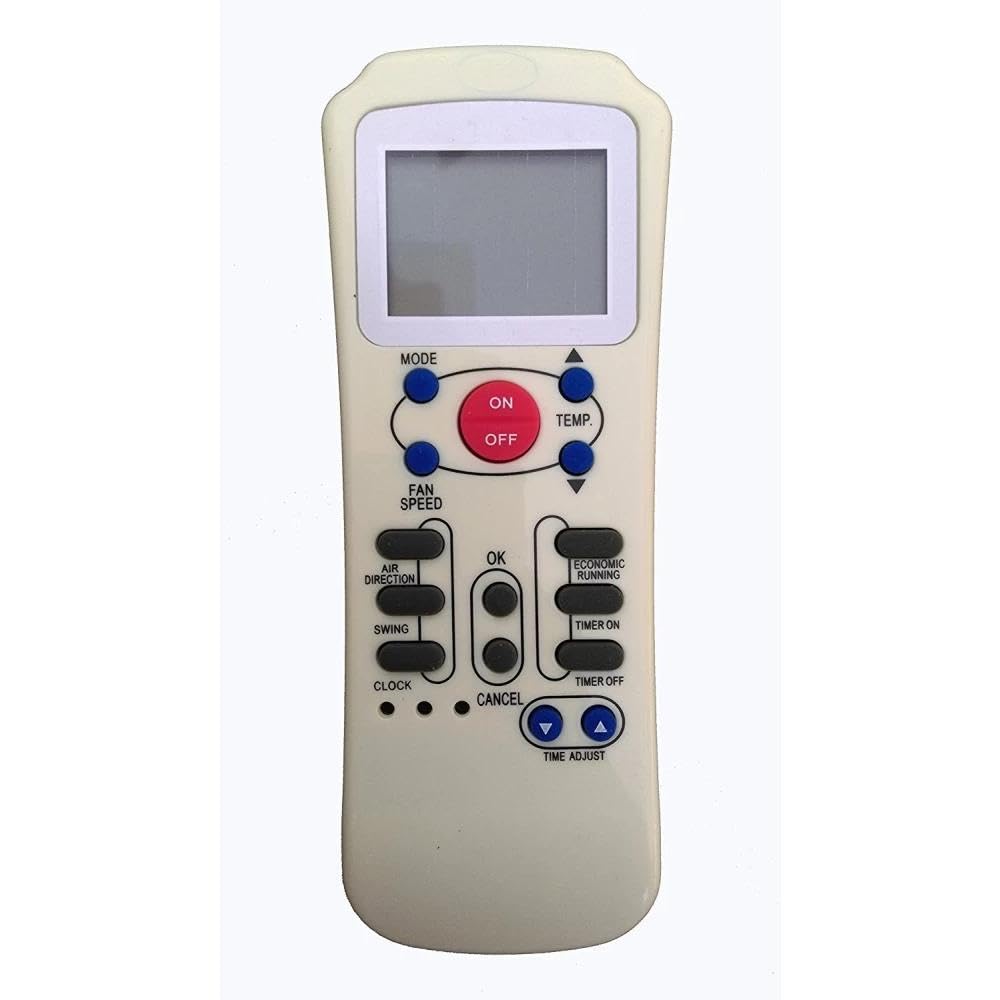 Emrse Air Conditioner Remote Compatible for Carrier (Ac-50) R14/Ce Split AC/Window AC (Exactly Same Remote Will Only Work) White