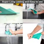 Shopfleet Cotton Cellulose Cleaning Sponge For Kitchen And Home, 20 X 16 X 0.5 Cm - Pack Of 10 Wipes (Multicolor), Cellulose - Image 3