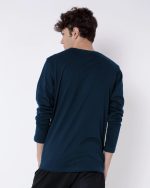 Bewakoof Men's Printed 100% Cotton T-Shirt - Regular Fit, Round Neck, Full Sleeves - Image 4
