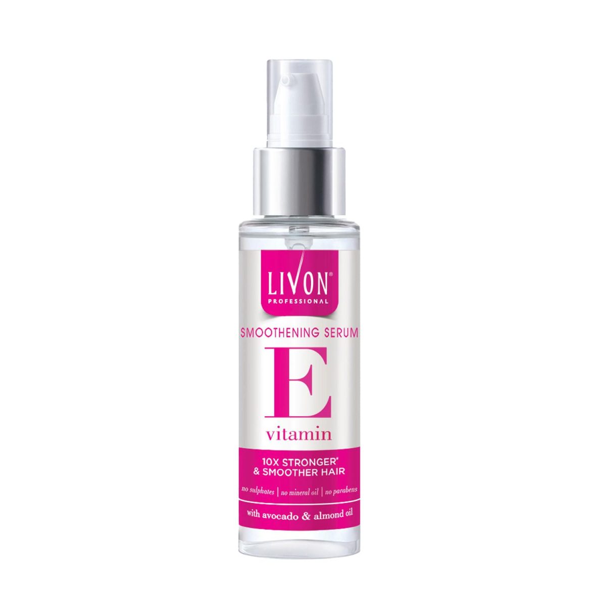 Livon Professional Smoothening Serum for Women & Men | With Vitamin E, Avocado & Almond Oil | For Smoother, Stronger & Frizz-Free Hair | No Paraben, Sulphate or Mineral Oil | All Hair Types | 100ml - Image 2