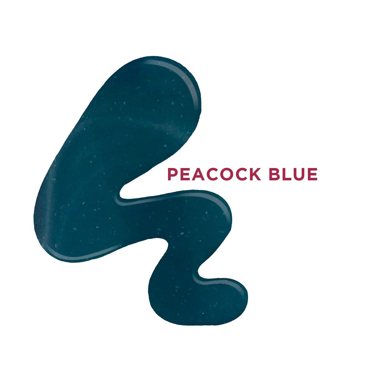 Revlon Nail Enamel, Peacock Blue, 8ml - Image 3